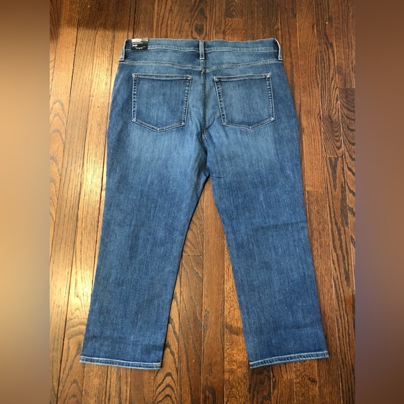 J. Crew Women’s 34P Petite Rhinestone Essential Straight Signature Stretch Jeans - Picture 14 of 15